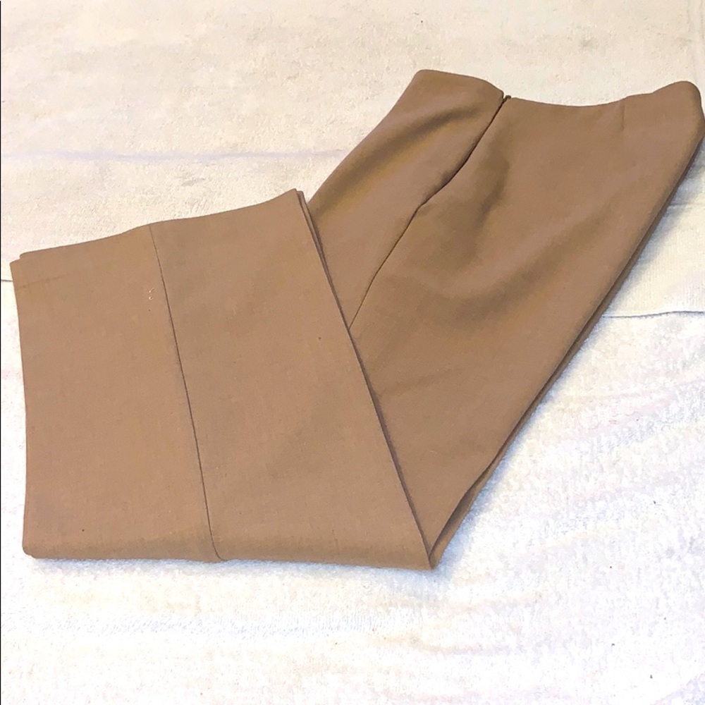 TALBOTS Polyester Cotton Trousers Hazel Nut